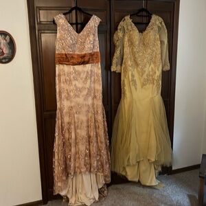 Gorgeous new Mother of the Bride dresses. Never worn. Wrong color.